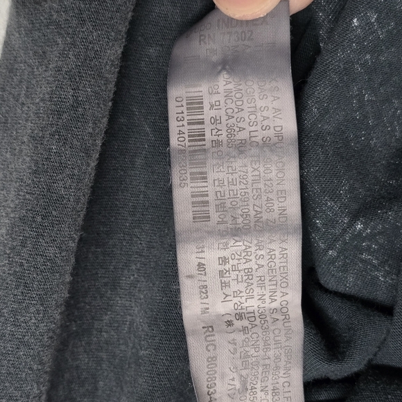 Zara printed graphic tee grey medium - Picture 9 of 12